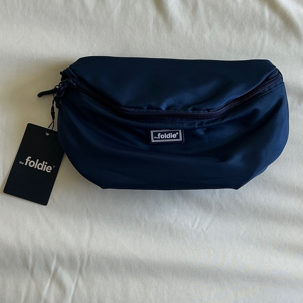 Foldie Elegant Blue Crossbody Bag